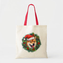 Shiba Inu-julkrans tandkrans Bag Tygkasse