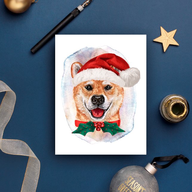 Shiba Inu julpresenter för hundälskare Helg Vykort (Skapare uppladdad)