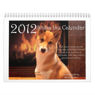 Shiba Inu kalender 2012