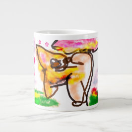 Shiba Inu Kärlek Jumbo Mugg