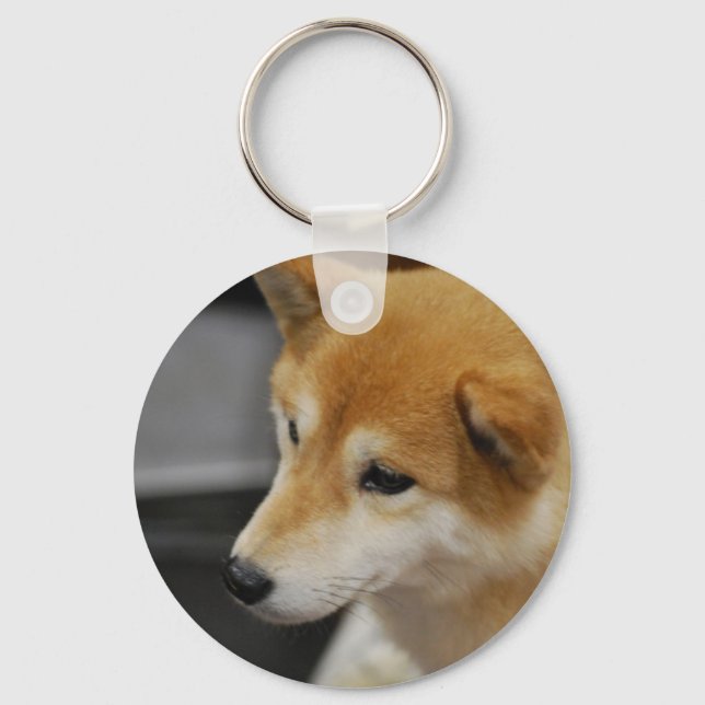 Shiba Inu Keychain Nyckelring (Framsida)