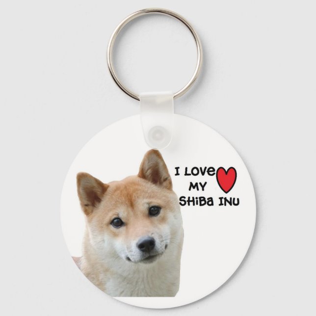 Shiba Inu Keychain Nyckelring (Framsida)