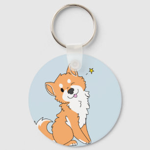 Shiba Inu Keychain Nyckelring