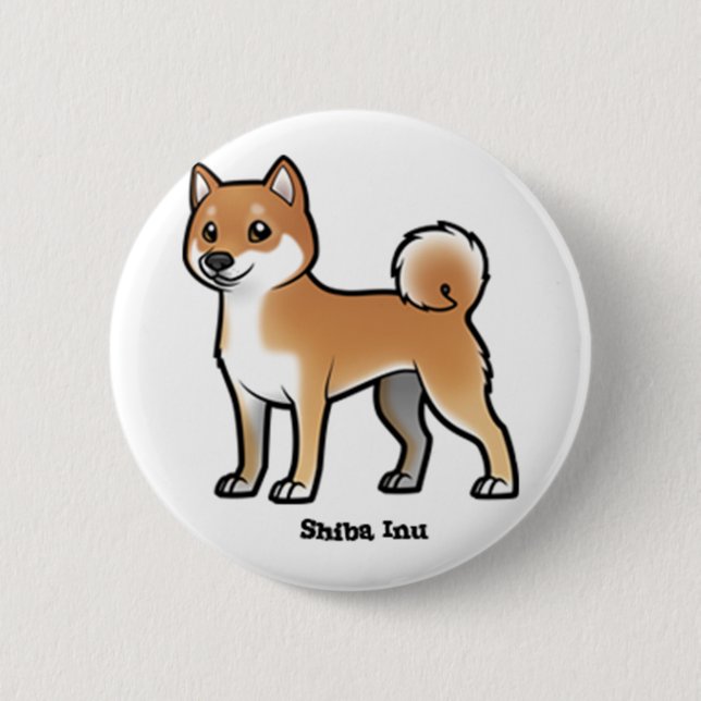 shiba inu knapp (Framsida)