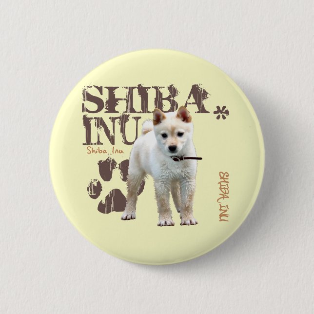 Shiba Inu Knapp (Framsida)