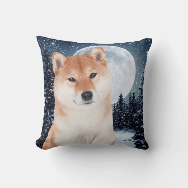 Shiba Inu kudder Kudde (Framsida)
