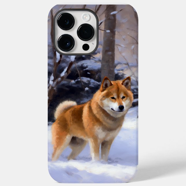 Shiba Inu Låt det snöa jul (Baksida)