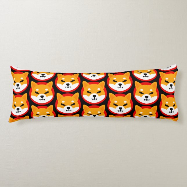 Shiba Inu Logotyp Body Pillow Kroppskudde (Framsidan)