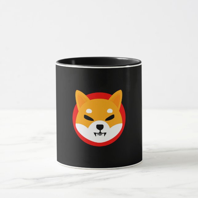 Shiba Inu Logotyp Endast Bild Mugg (Center)