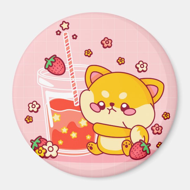 Shiba Inu Magnet (Framsidan)