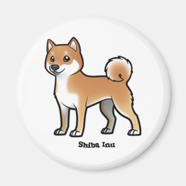 shiba inu magnet (Framsidan)