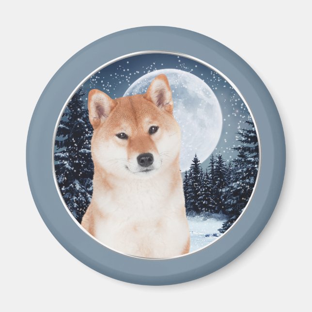 Shiba Inu Magnet (Framsidan)