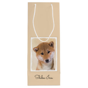 Shiba Inu-målning (röd) - Original Hund Art