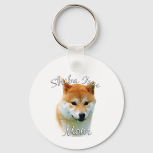 Shiba Inu Mamma 2 Nyckelring
