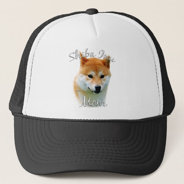 Shiba Inu Mamma 2 Truckerkeps (Framsida)