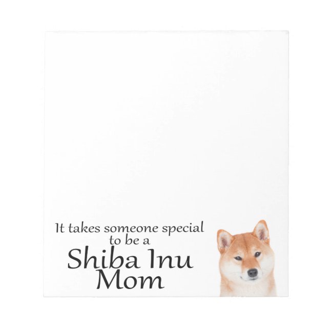 Shiba Inu Mamma Anteckningsblock (Framsida)