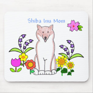 Shiba Inu mamma Mousepad Musmatta