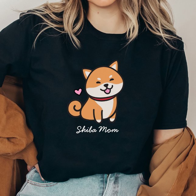 Shiba Inu Mamma Shiba Hundägare T-Shirt (Skapare uppladdad)