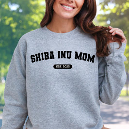SHIBA INU MOM Hund Mamma Anpassad Födelseår Tröja