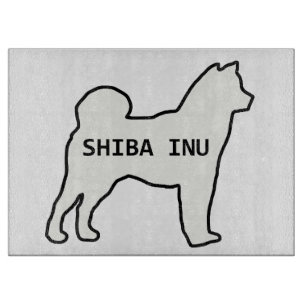 Shiba Inu namn silhouette kräm