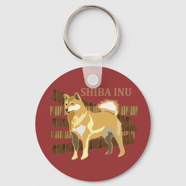 SHIBA INU NYCKELRING (Framsida)