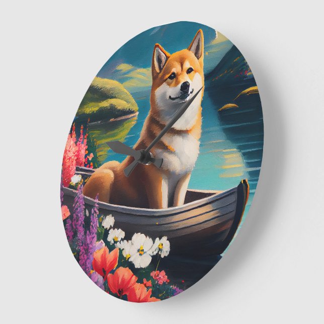 Shiba Inu på en Paddle: En kristen Äventyr Stor Klocka (Vinkel)