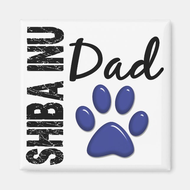 Shiba Inu Pappa 2 Magnet (Framsidan)