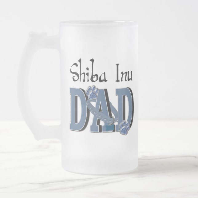 Shiba Inu PAPPA Frostat Ölglas (Vänster)