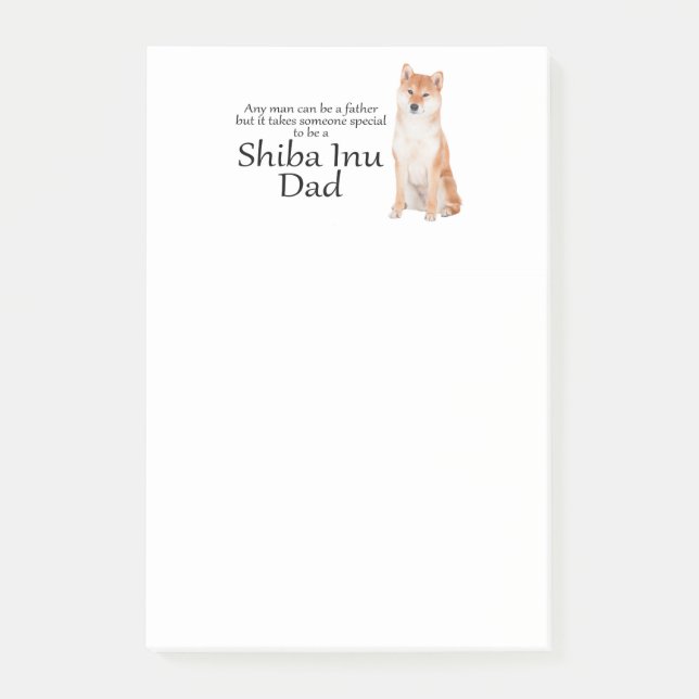 Shiba Inu Pappa Post-it Notes (Framsida)