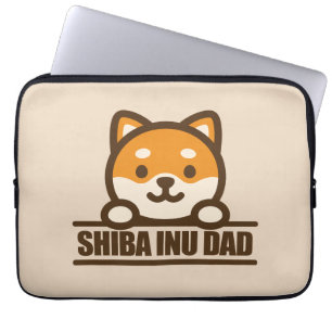 SHIBA INU PAPPÅ - Stolt Shiba Inu Pappadesign Laptop Fodral