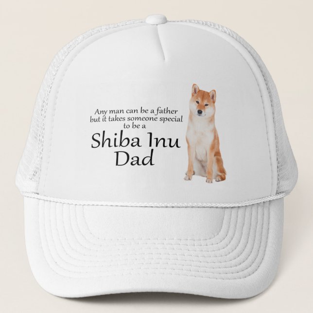 Shiba Inu pappahatt Truckerkeps (Framsida)