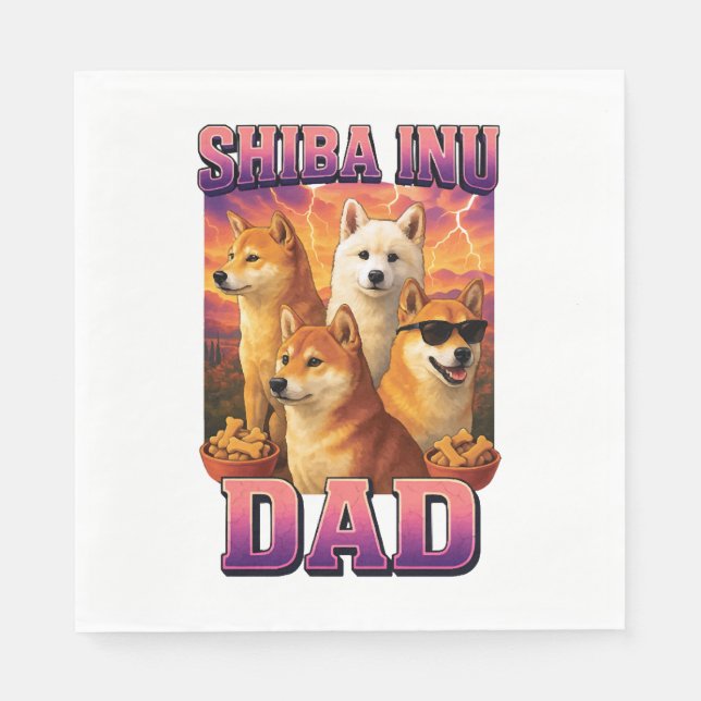 Shiba Inu Pappersservett (Framsidan)