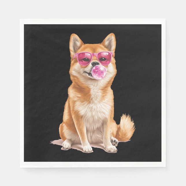 Shiba Inu Pappersservett (Framsidan)