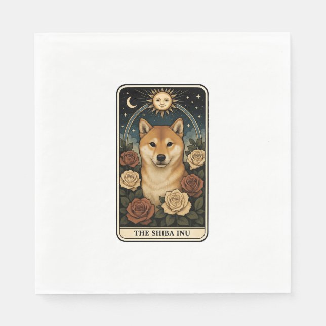 Shiba Inu Pappersservett (Framsidan)
