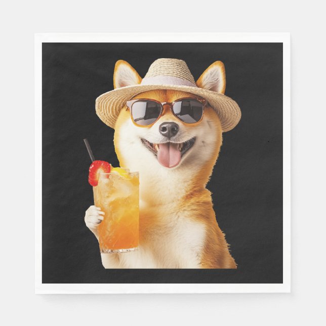 Shiba Inu Pappersservett (Framsidan)