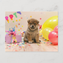 Shiba Inu Party Helg Vykort