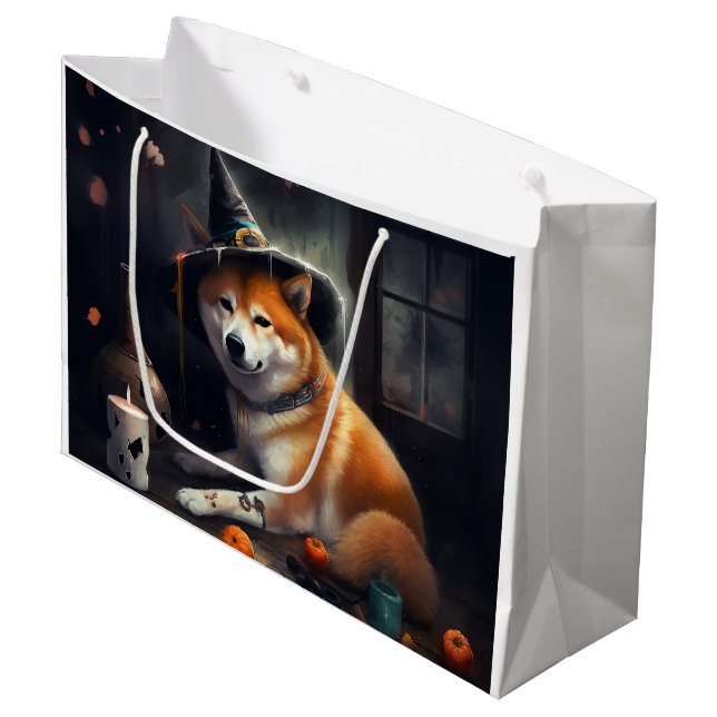 Shiba Inu Pumpkins Halloween Scary (Framsidan Vinklad)