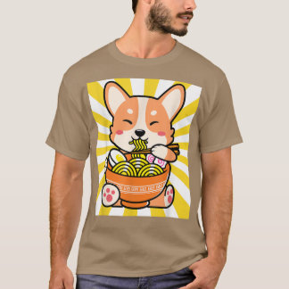 Shiba Inu Ramen Anime Kawaii Cute Tonåring Gift 15 T Shirt