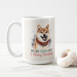 Shiba Inu Rolig hund Pun-julkaffe Mugg