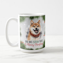 Shiba Inu Rolig hund Pun-julkaffe Mugg