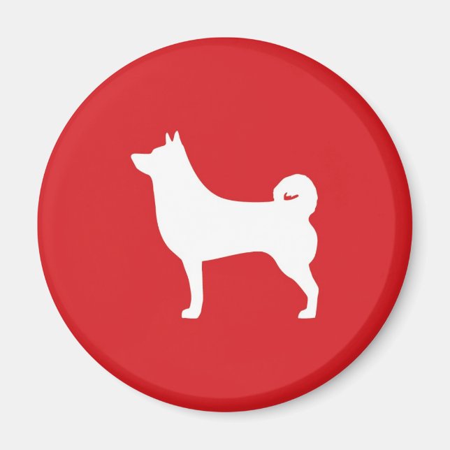 Shiba Inu Round Magnet (Framsidan)