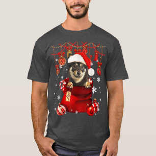 Shiba Inu Snö Boll Hund i Pocket Bag Winter Chri T Shirt