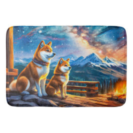 Shiba Inu Star Gazing Design per Rik AMeN Gill Badrumsmatta