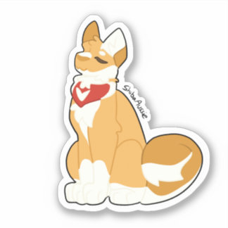 Shiba Inu Sticker Klistermärken
