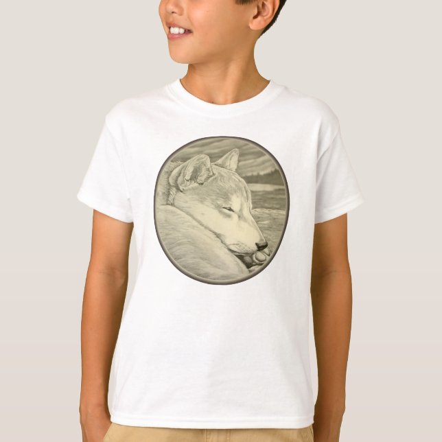 Shiba Inu Sweatshirtss Barn Hund älskare Shirts Tröja (Framsida)