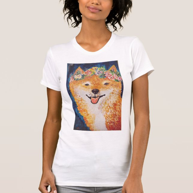 Shiba Inu T-Shirt (Framsida)