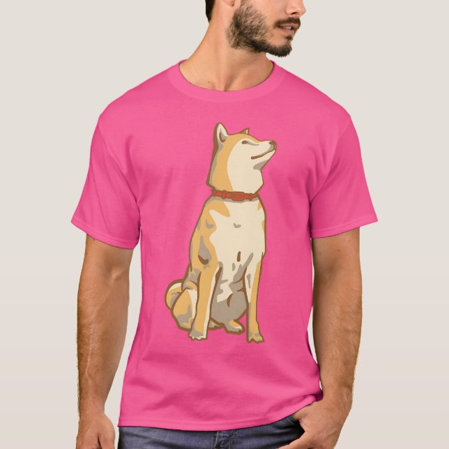 Shiba Inu T Shirt (Framsida)