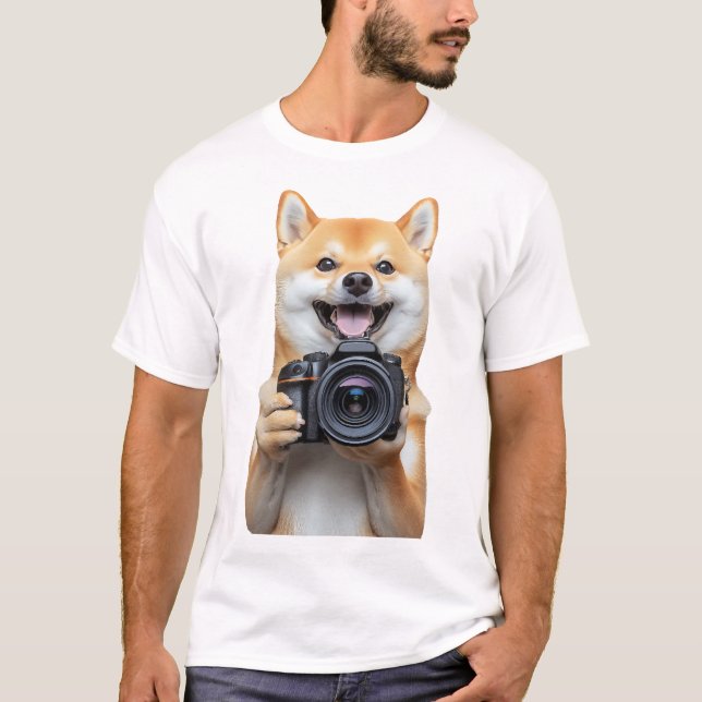 Shiba Inu     T Shirt (Framsida)