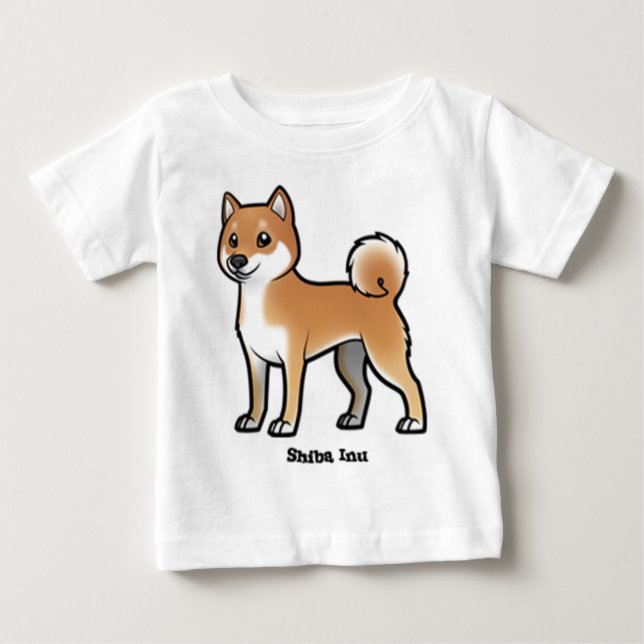 shiba inu t shirt (Framsida)