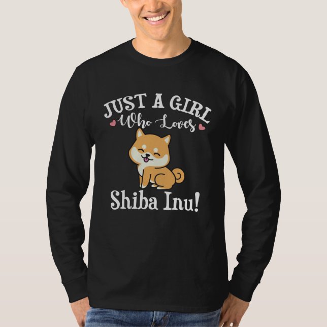 Shiba Inu T Shirt (Framsida)